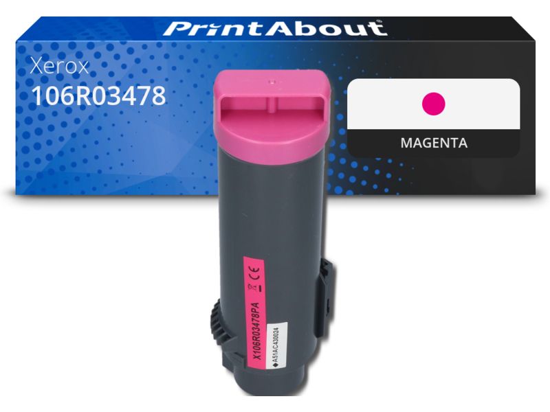 PrintAbout Toner 106R03478 Magenta für Xerox