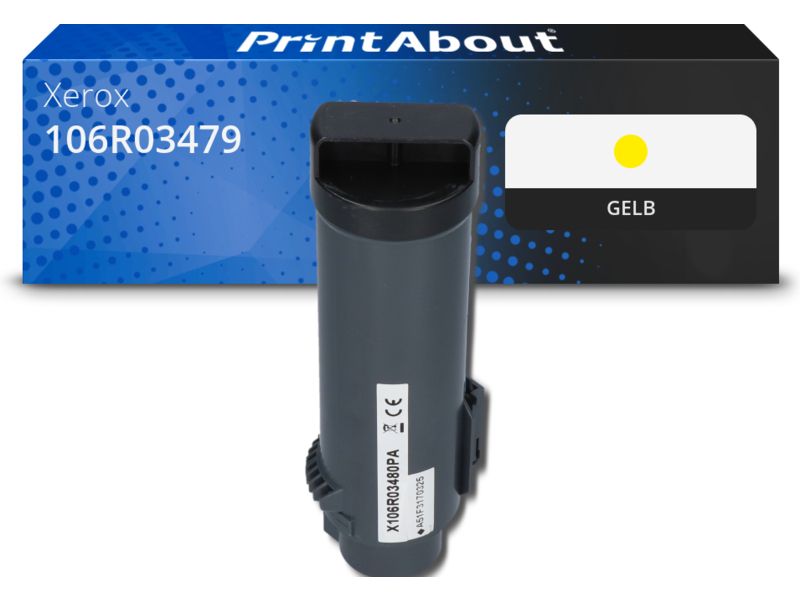 PrintAbout Toner 106R03479 Gelb für Xerox