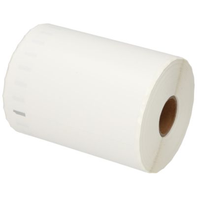 Etikettenrolle kompatibel mit Dymo S0904980 - (104 mm x 159 mm) - Schwarz auf weiß
