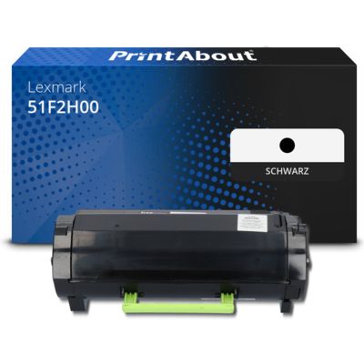 Toner kompatibel mit Lexmark 51F2H00 (512H) - Schwarz - Hohe Kapazität