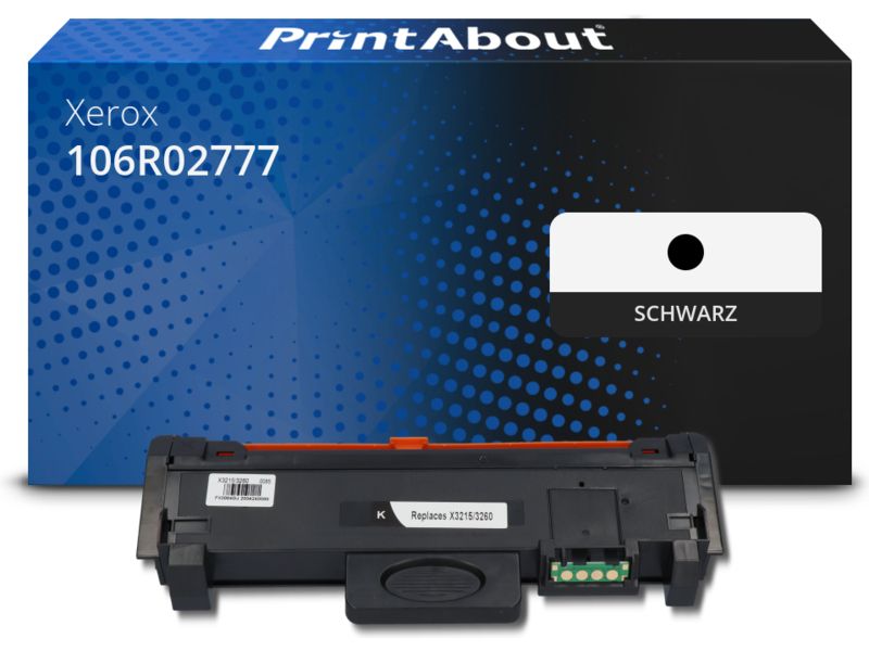 PrintAbout Toner 106R02777 Schwarz für Xerox