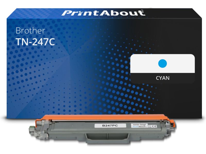 PrintAbout Toner TN-247C Cyan Hohe Kapazität für Brother