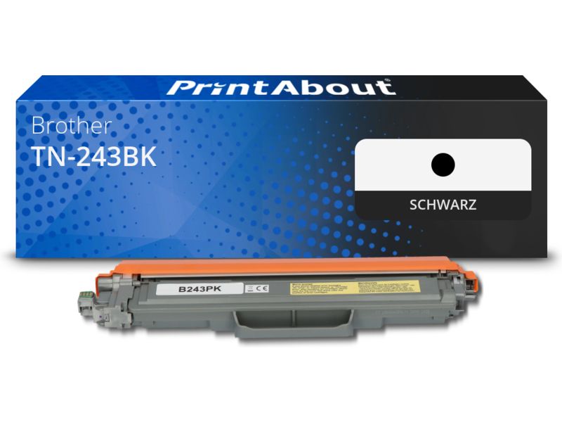 PrintAbout Toner TN-243BK Schwarz für Brother