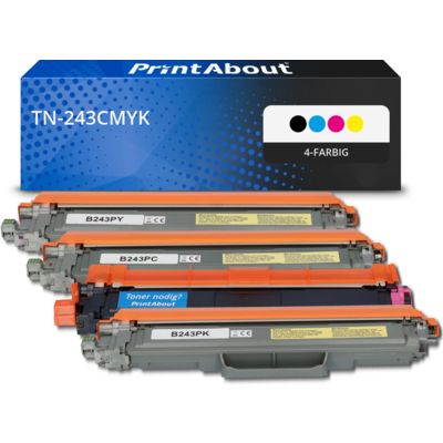 Toner kompatibel mit Brother TN-243CMYK - 4-farbig - Multipack