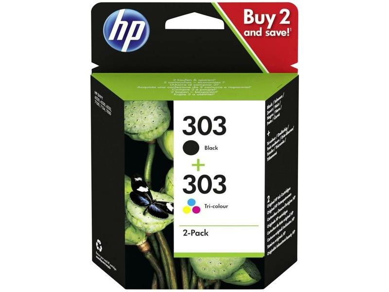 HP 303 (3YM92AE) - Schwarz + 3 Farben - Druckerpatrone - Multipack