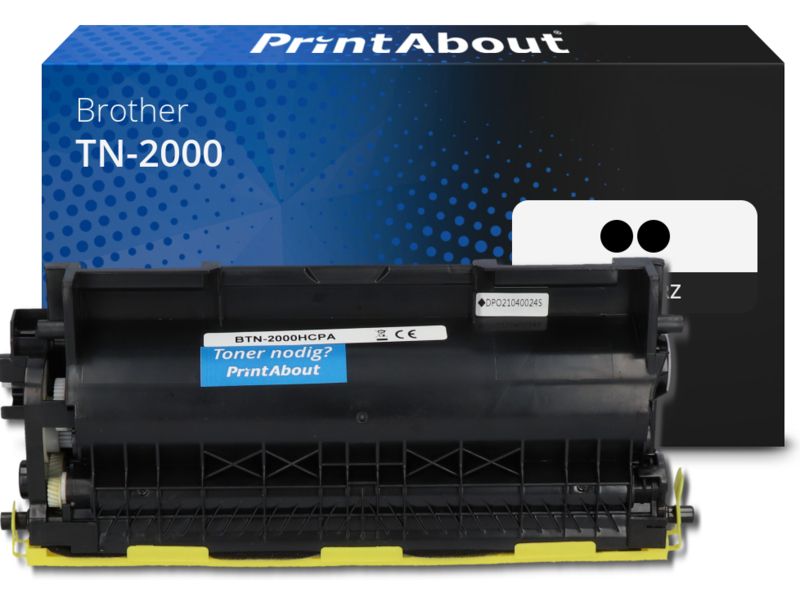 PrintAbout Toner TN-2000 Schwarz Multipack Extra hohe Kapazität für Brother