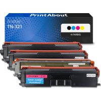 Toner kompatibel mit Brother TN-321 - 4-farbig - Multipack