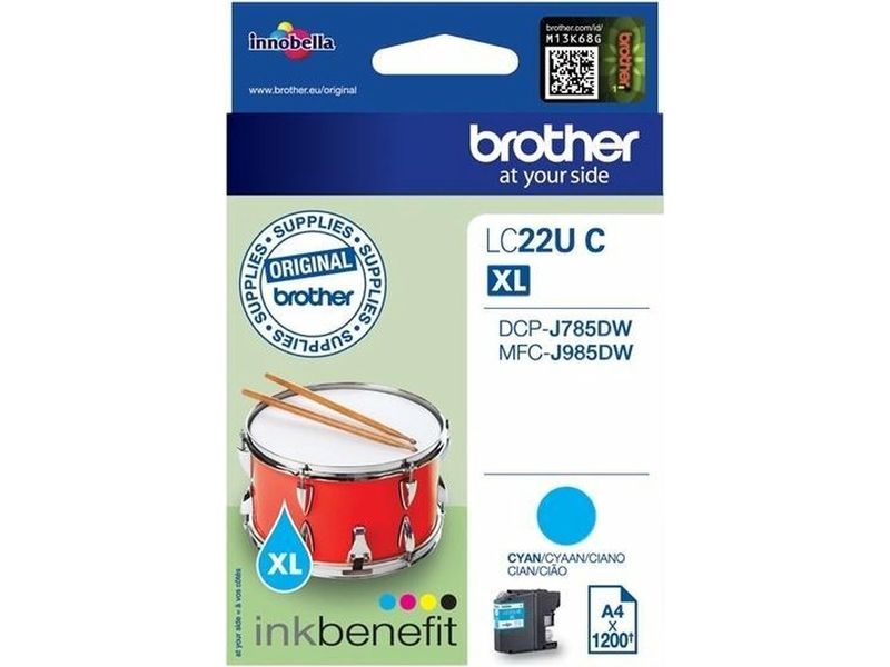 Brother LC-22UC XL - Cyan - Druckerpatrone - Hohe Kapazität