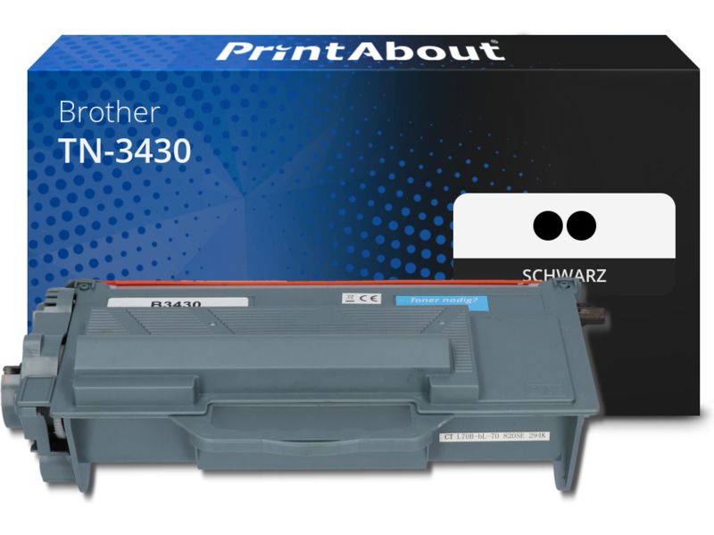 PrintAbout Toner TN-3430 Schwarz Multipack für Brother