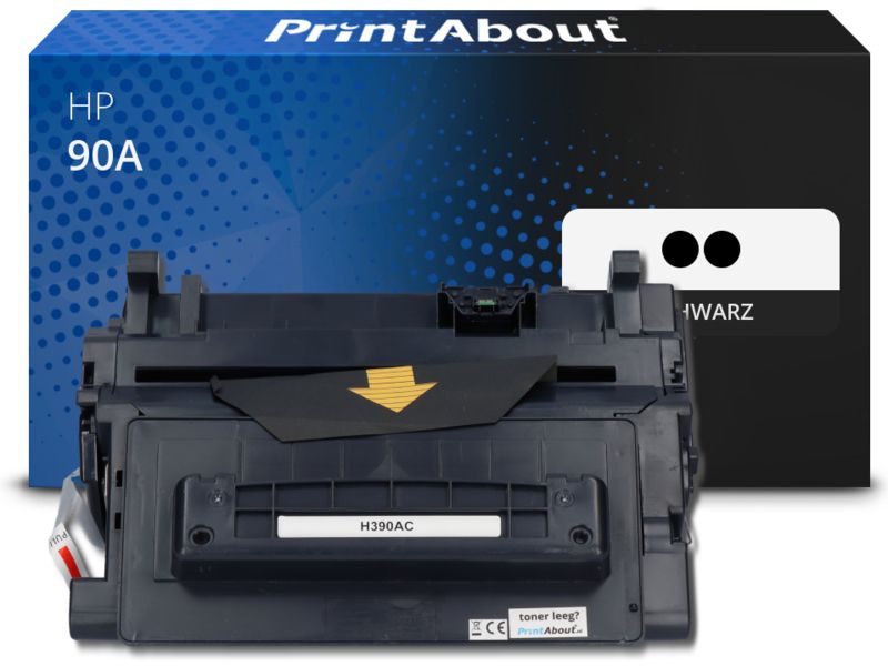 PrintAbout Toner 90A (CE390A) Schwarz Multipack für HP