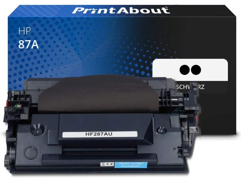 PrintAbout Toner 87A (CF287A) Schwarz Multipack für HP
