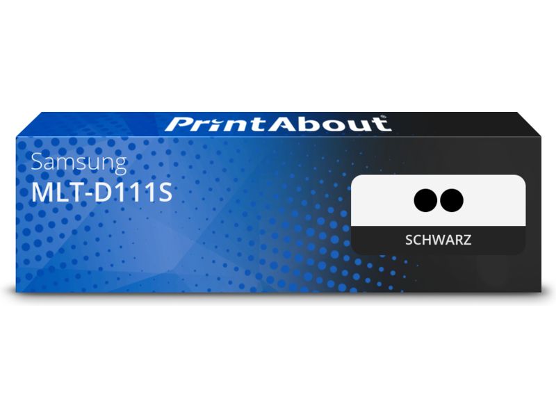 PrintAbout Toner MLT-D111S (SU810A) Schwarz Multipack für Samsung