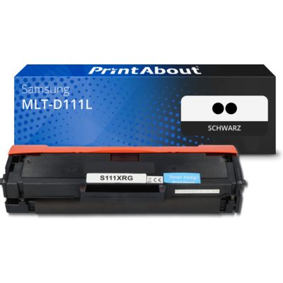Toner kompatibel mit MLT-D111L (SU799A) - 2x Schwarz - Extra hohe Kapazität - Multipack