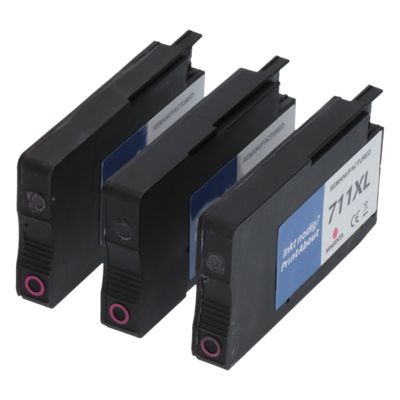 Druckerpatrone kompatibel mit HP 711 (CZ135A) - 3x Magenta - Multipack