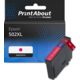 Druckerpatrone kompatibel mit Epson 502XL (C13T02W34010) - Magenta - Hohe Kapazität