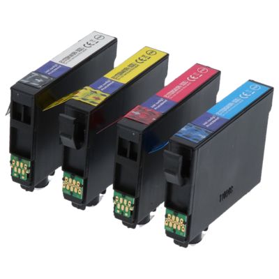 Druckerpatrone kompatibel mit Epson 502XL (C13T02W64010) - 4-Farben - extra Hohe Kapazität   - Multipack