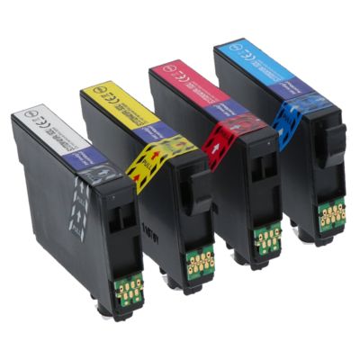 Druckerpatrone kompatibel mit Epson 502XL (C13T02W64010) - 4-Farben - extra Hohe Kapazität   - Multipack