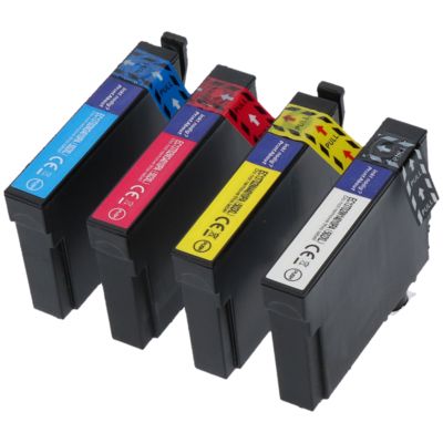 Druckerpatrone kompatibel mit Epson 502XL (C13T02W64010) - 4-Farben - extra Hohe Kapazität   - Multipack