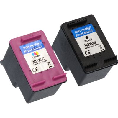 Druckerpatrone kompatibel mit HP 303XL (3YN10AE) - Schwarz + 3 Farben - Hohe Kapazität - Multipack