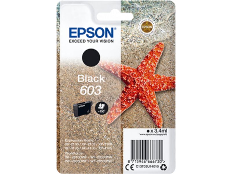 Epson 603 (C13T03U14010) - Schwarz - Druckerpatrone