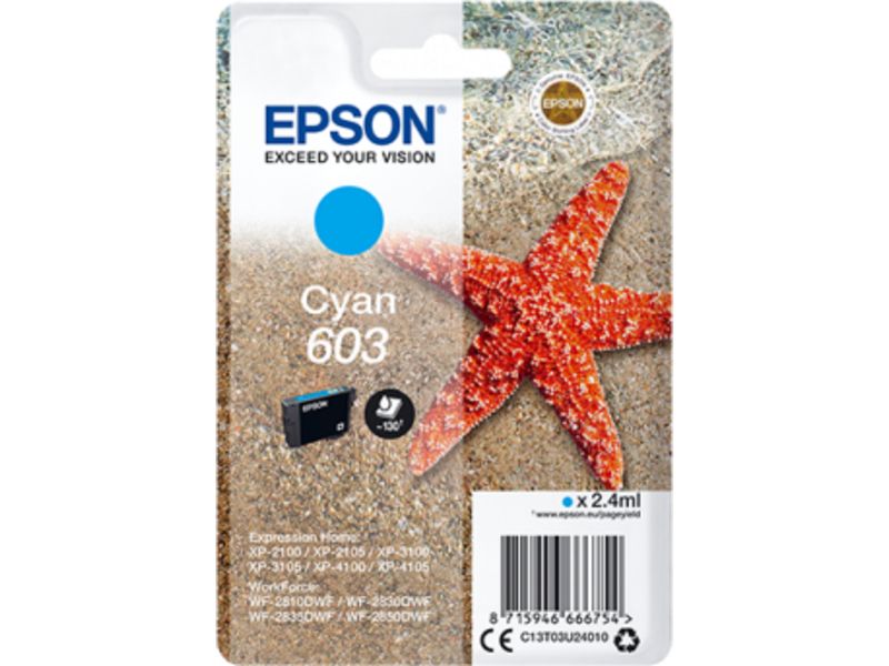 Epson 603 (C13T03U24010) - Cyan - Druckerpatrone