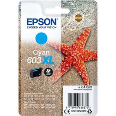 Epson 603XL (C13T03A24010) - Cyan - Druckerpatrone - Hohe Kapazität