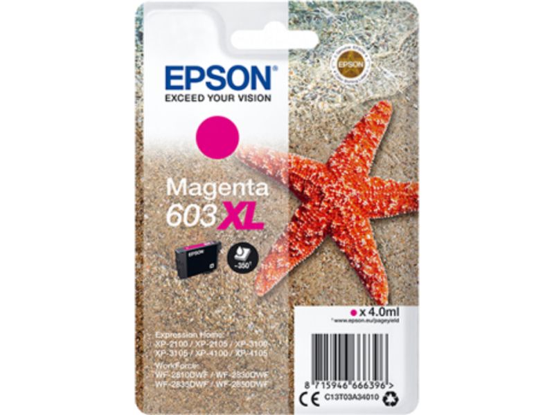 Epson 603XL (C13T03A34010) - Magenta - Druckerpatrone - Hohe Kapazität