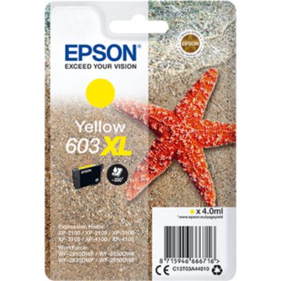 Epson 603XL (C13T03A44010) - Gelb - Druckerpatrone - Hohe Kapazität
