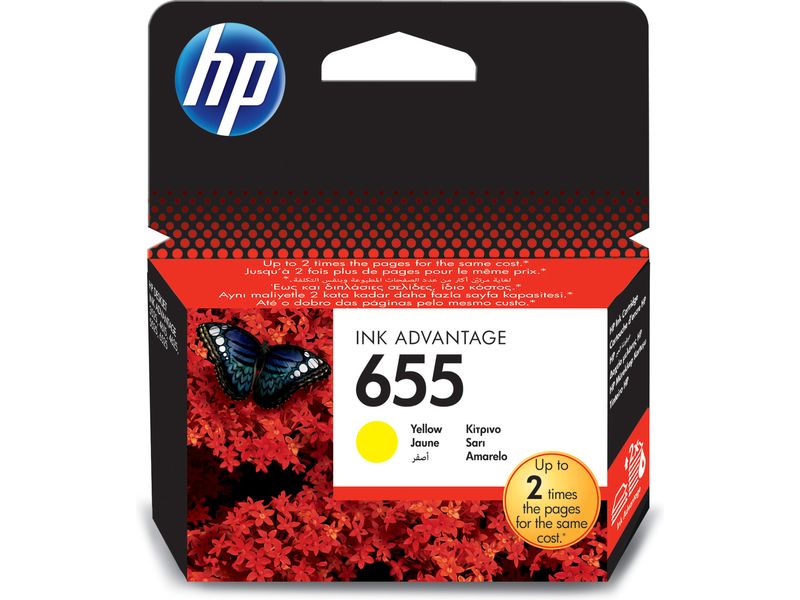 HP 655 (CZ112AE) - Gelb - Druckerpatrone