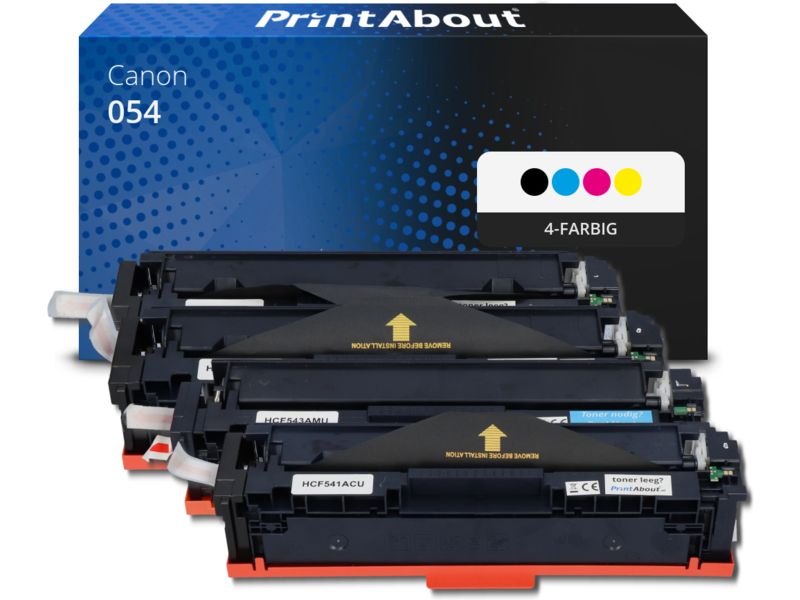 PrintAbout Toner 054  4-farbig Multipack für Canon