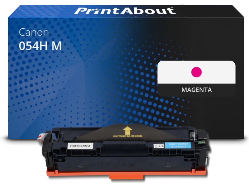 PrintAbout Toner 054H M Magenta Hohe Kapazität für Canon