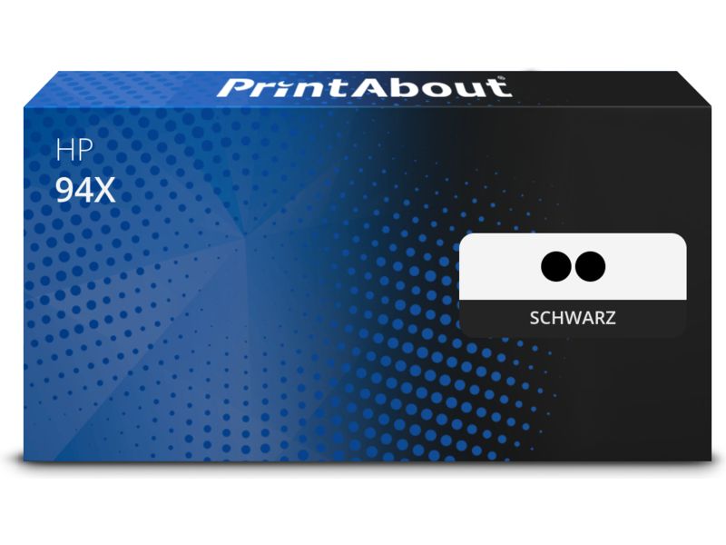 PrintAbout Toner 94X (CF294x) Schwarz Multipack Hohe Kapazität für HP