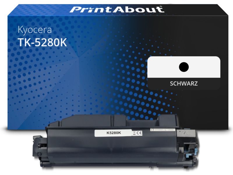 PrintAbout Toner TK-5280K Schwarz für Kyocera