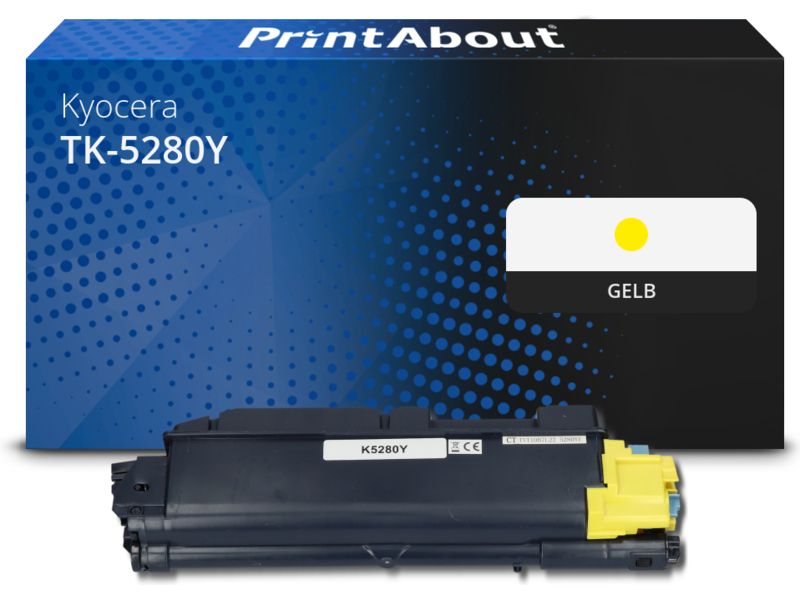 PrintAbout Toner TK-5280Y Gelb für Kyocera