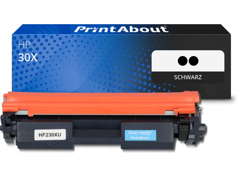 PrintAbout Toner 30X (CF230X) Schwarz Multipack für HP
