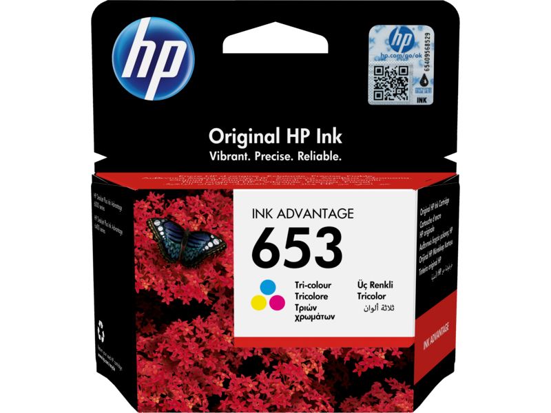 HP 653 (3YM74AE) - 3-farbig - Druckerpatrone