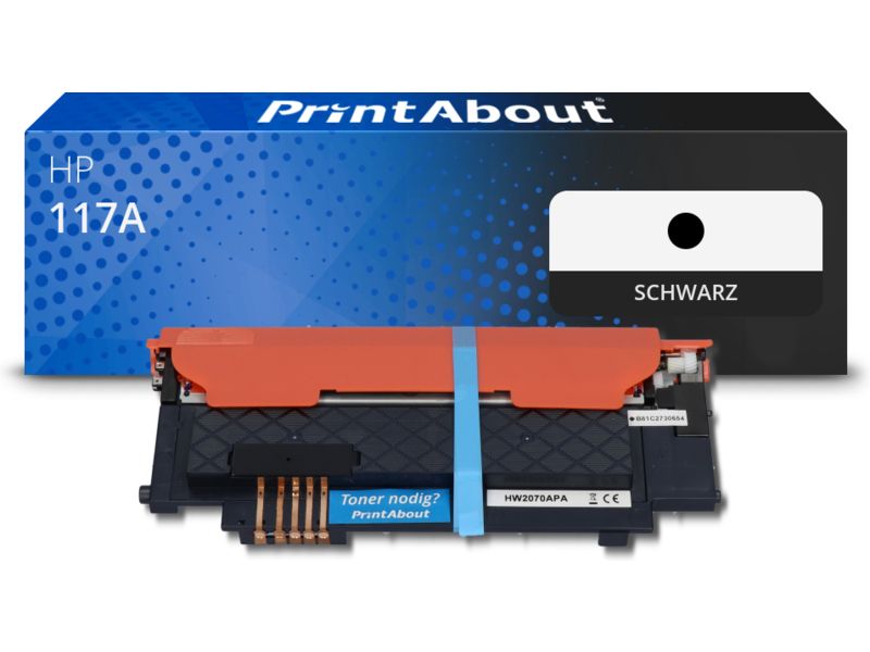 PrintAbout Toner 117A (W2070A) Schwarz für HP