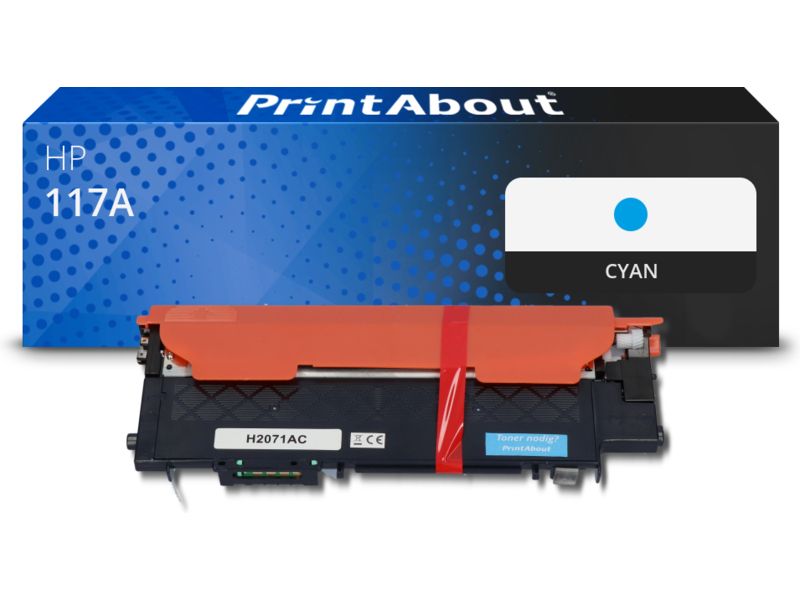 PrintAbout Toner 117A (W2071A) Cyan für HP