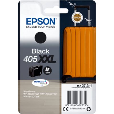 Epson 405XXL (C13T02J14010) - Schwarz - Druckerpatrone - Extra hohe Kapazität