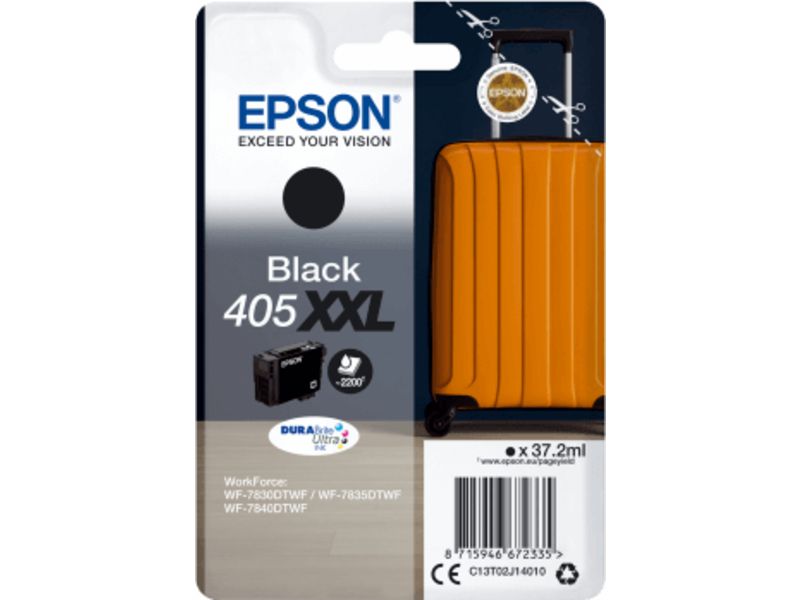 Epson 405XXL (C13T02J14010) - Schwarz - Druckerpatrone - Extra hohe Kapazität