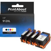 Druckerpatrone kompatibel mit HP 912XL (3YP34AE) - 4-farbig - Multipack