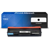 Toner kompatibel mit HP 106X (W1106X) - Schwarz - Hohe Kapazität