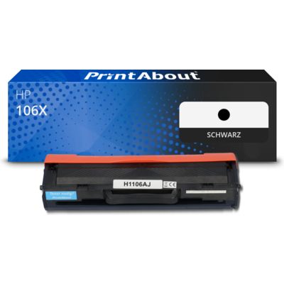 Toner kompatibel mit HP 106X (W1106X) - Schwarz - Hohe Kapazität