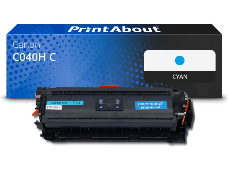 PrintAbout Toner C040H C Cyan Hohe Kapazität für Canon