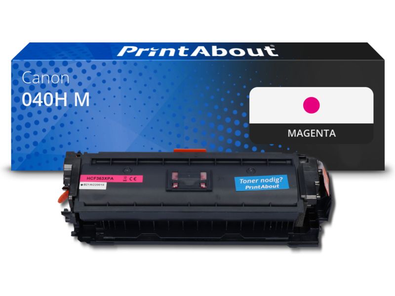 PrintAbout Toner 040H M Magenta Hohe Kapazität für Canon