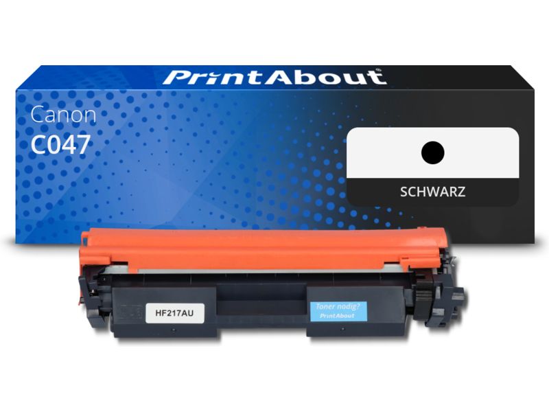 PrintAbout Toner C047 Schwarz für Canon