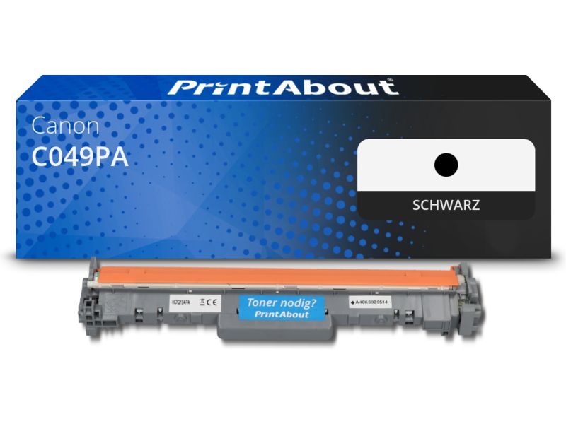 PrintAbout Trommel C049PA (2165C001) Schwarz für Canon