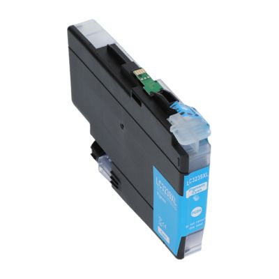 Druckerpatrone kompatibel mit Brother LC-3239XLC - Cyan - Hohe Kapazität
