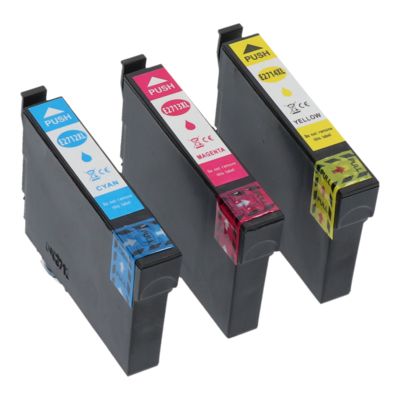 Druckerpatrone kompatibel mit Epson 27XL (T2715) - 3-Farben - Multipack