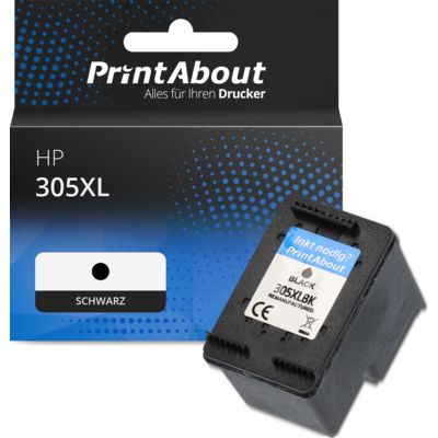 Druckerpatrone kompatibel mit HP 305XL (3YM62AE) - Schwarz - Hohe Kapazität